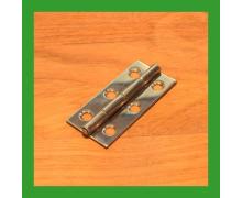 Rectangular hinge 60x30 mm polished stainless steel - thickness : 1.3mm